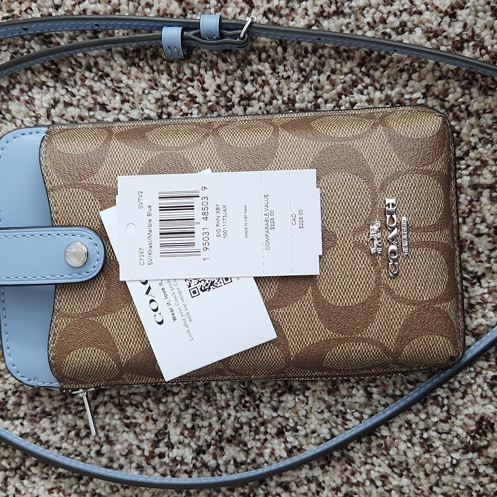 Coach North/South Phone Crossbody